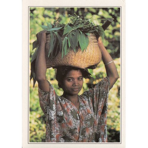 Ile De Flores, " Jeune Fille Portant Un Panier ", Indonésie.