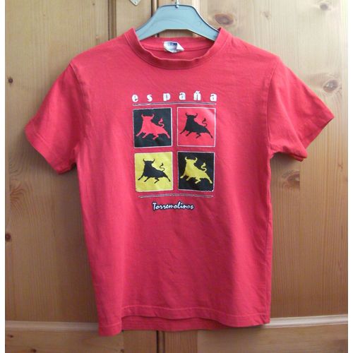 T-Shirt Rouge - Taille 9 Ans