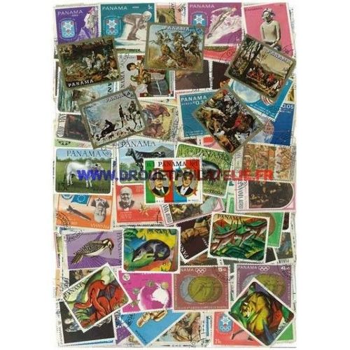 Panama 25 Timbres Differents Obliteres