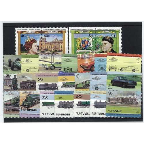 Nui 25 Timbres Differents Obliteres