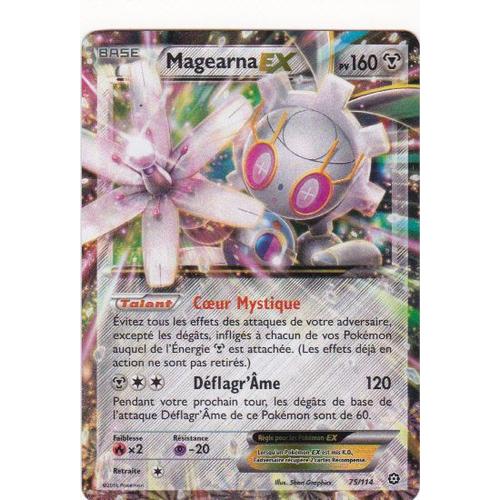 Pokémon - 75/114 - Magearna Ex - Xy - Offensive Vapeur - Ex