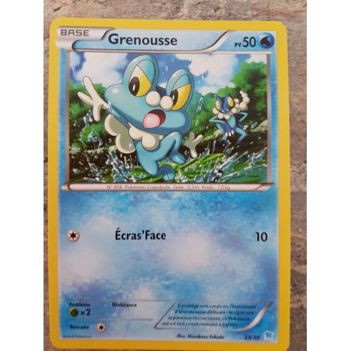 Grenousse Xy Trainerkit Suicune 23/30