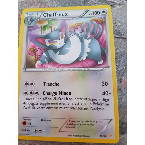 Chaffreux Xy Trainer Kit Pikachu Catcher 19/30