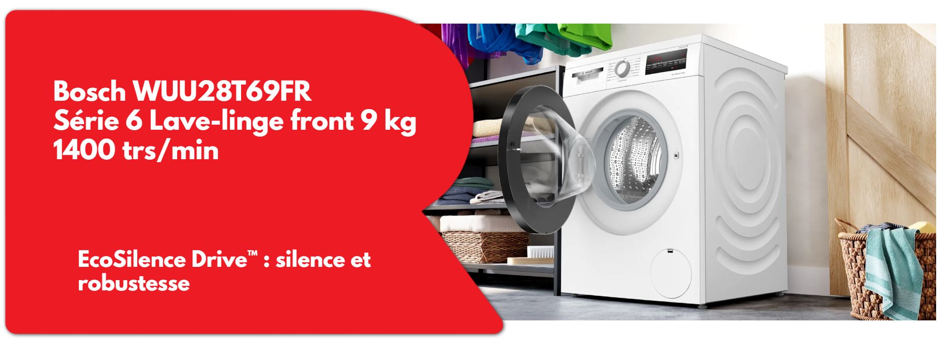 Lave-linge Bosch WUU28T69FR image 1 | Rakuten