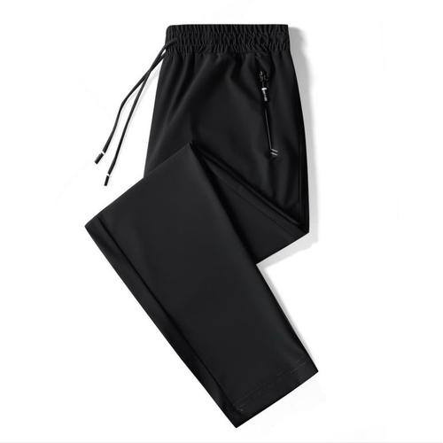 Ice Silk Pantalons Hommes Été Nouveaux Pantalons Décontractés Pantalon Simple Grande Taille