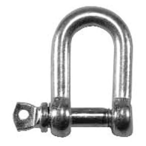 Manille zinguée 8mm intérieur 30x16mm