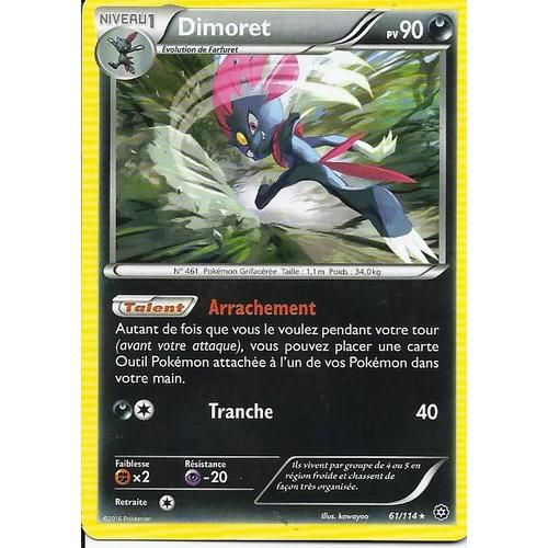 Pokémon - 61/114 - Dimoret - Xy - Offensive Vapeur - Rare