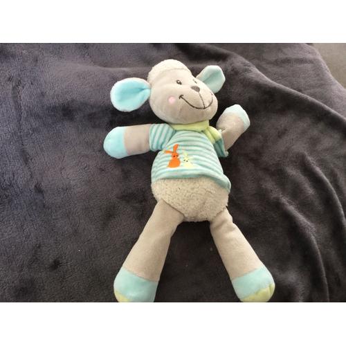 Peluche Mouton Nicotoy Lapin Brode 