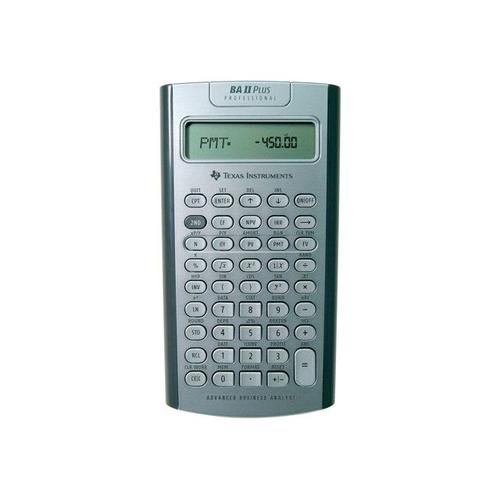 Texas Instruments BA II Plus - Calculatrice financière - 10 chiffres - pile