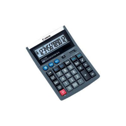 Canon TX-1210E - Calculatrice de poche - 12 chiffres - panneau solaire, pile - noir