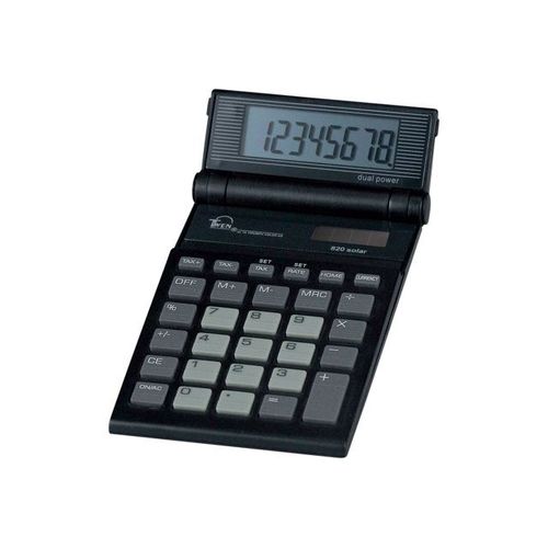 Twen Euro 820 Solar - Calculatrice de bureau - 8 chiffres - panneau solaire, pile