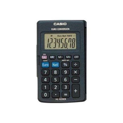 Casio HL-820ER - Calculatrice de poche - 8 chiffres - pile