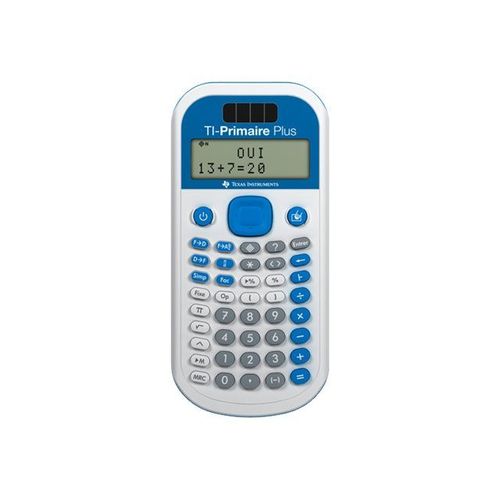 Texas Instruments TI-Primaire Plus - Calculatrice scientifique - panneau solaire, pile