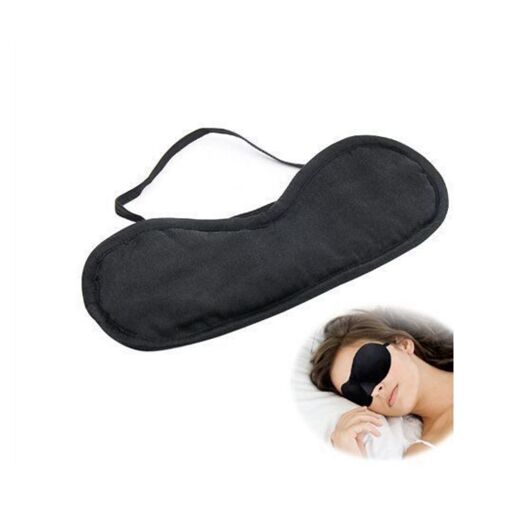 Masque De Nuit Cache-Yeux Anti-Lumière - Noir - Neuf - Pour Un Sommeil Réparateur