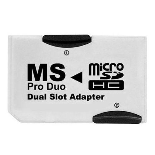 Mini lecteur de carte Memory Stick Pro, adaptateur de carte Micro SD TF  vers MS Pro, fentes pour touristes uniques pour Sony PSP, manette de jeu  pour