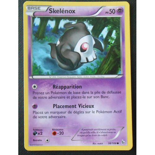 Pokémon - 38/106 - Xy - Étincelles - Skélénox - Commune