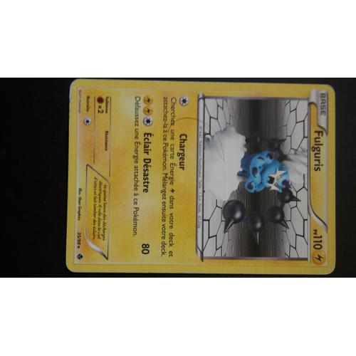 Lot De 3 Carte Pokemon Ultra Rares .Fulguris Hollographique ,Zekrom Hollographique Et Reshiram Hollographique