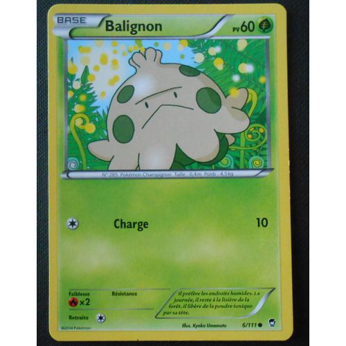 Pokémon - 6/111 - Xy - Poings Furieux - Balignon - Commune