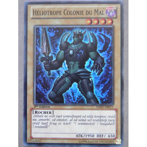 Yu-Gi-Oh - Héliotrope Colonie Du Mal - Ha07-Fr011 - Super Rare
