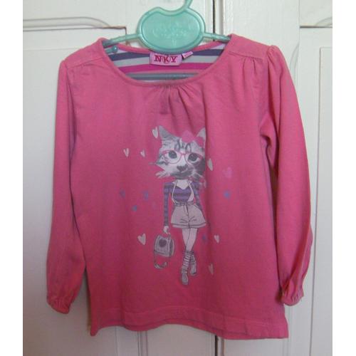 T-Shirt Rose Nky - Taille 3 Ans