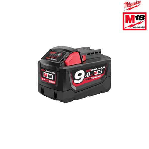 Batterie Milwaukee M18 B9 RedLithium-Ion 18V 9.0Ah 4932451245