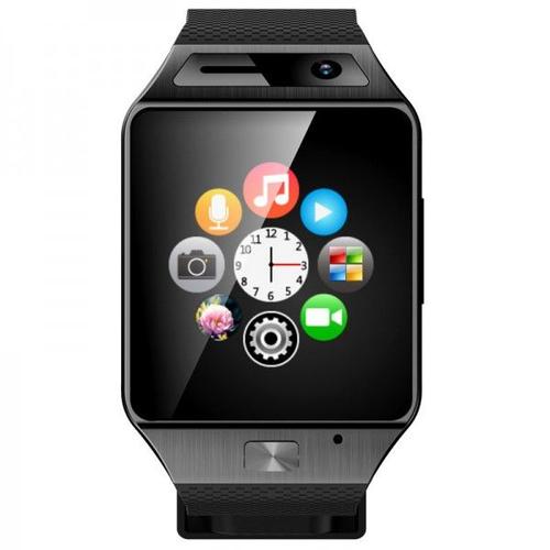 Smartwatch Bluetooth Caméra 2mp Montre Téléphone Connectée Noir