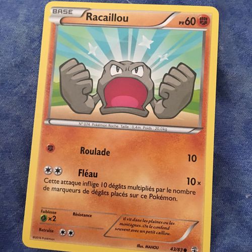 Pokémon - 45/106 - Xy - Étincelles - Racaillou - Commune