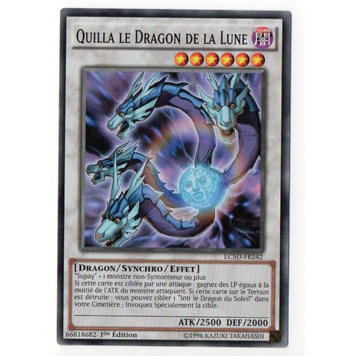 Carte Yu Gi Oh - Quilla Le Dragon De La Lune - Lc5d-Fr242 - Commune