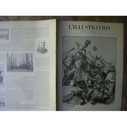 L'illustration Journal Universel N° 2974 - Gravures: Guerre Du Transcvaal, Les Highlanders Montant À L'assaut D'un Kopje Par Scott - Exposition Universelle, Construction De Salle Des Fetes ...