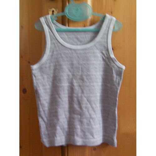 Débardeur Coton Gris - Taille 4