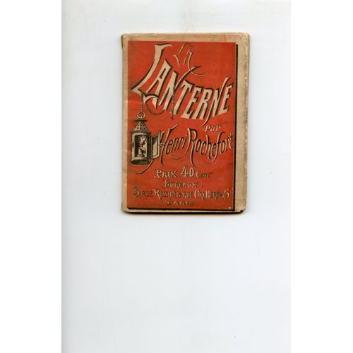 La Lanterne : 13 Juin 1868 - N°3