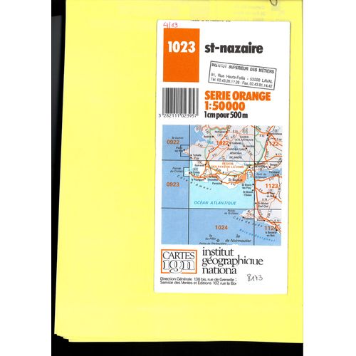 Saint Nazaire 1023 1:50 000