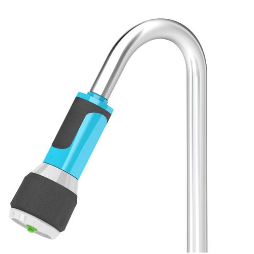 Longue portable en plein air support de jardin tête de tuyau de douche à débit d'eau régulé