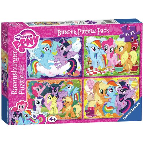 Puzzle 42 Pièces 4 Puzzles - My Little Pony