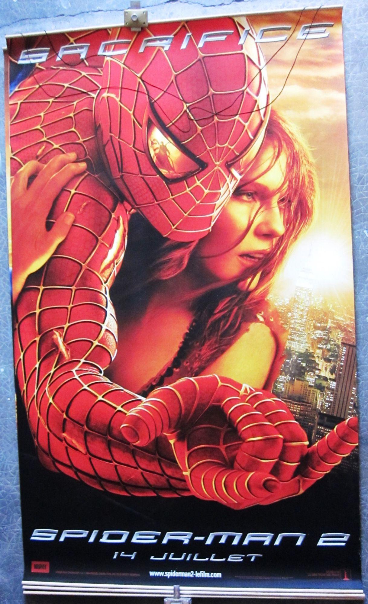 Affiche Spiderman 2 - Sam Raimi 2004 - 40x53 cm Pliée 