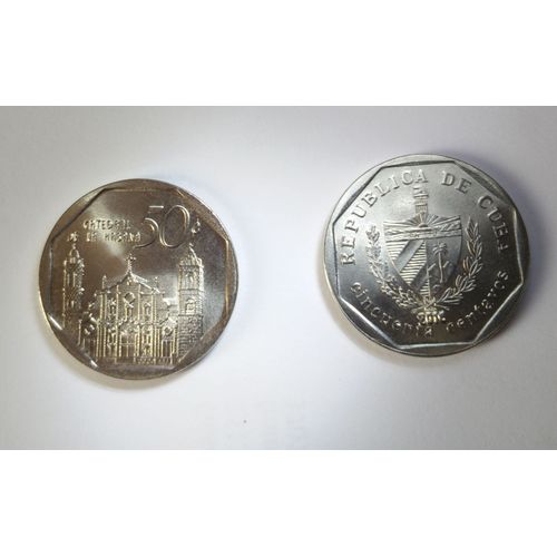 Pièce 50cts De Peso Cubain 2007