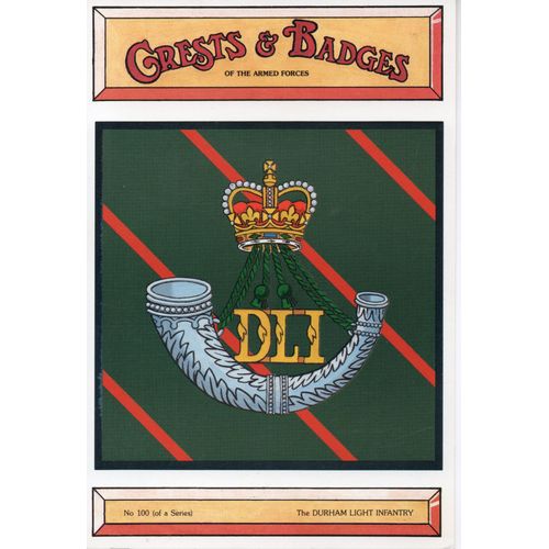 Militaria - Cp - Grests &badges - Insigne 'the Durham Light Infantry' British Army