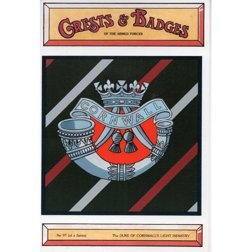 Cp - Grests &badges - Insigne 'the Duke Of Cornwall's Light Infantry' British Army