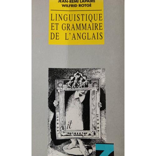 Linguistique Et Grammaire De L'anglais