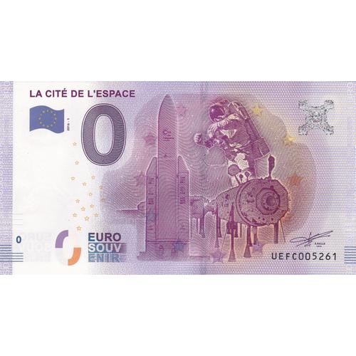 Billet De Zéro Euro Touristique - La Cité De L'espace