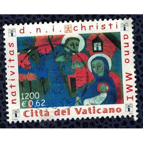 Vatican 2001 Oblitéré Rond Used Noël Scènes De La Bible