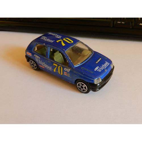 Renault Clio Jaune, Burago, Échelle 1/43-Bburago