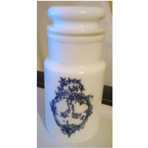Petit Pot A Epices - Verre Opale