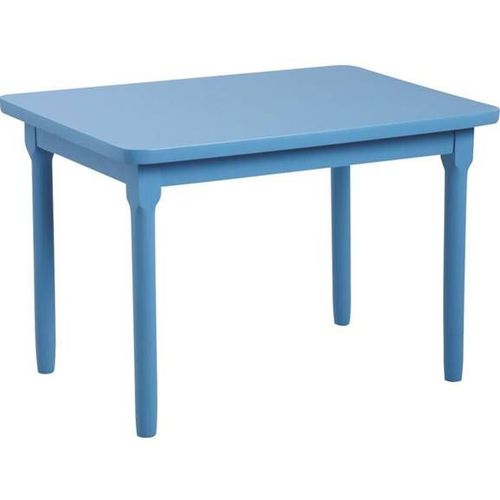 Table Enfant En Hêtre Couleur Bleu