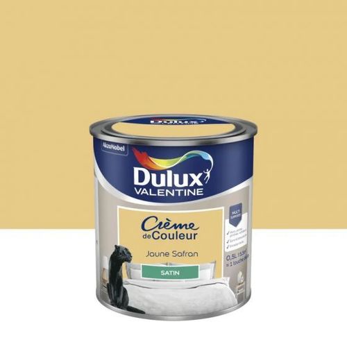 Peinture Crème De Couleur Jaune Safrané Finition : Satin | 500 ml