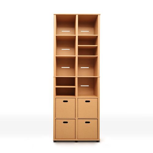 Double Karina - Office Bookcase With Drawers Set 10 Pcs.