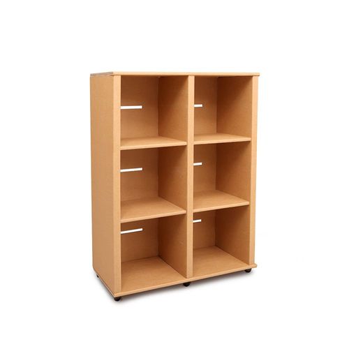 Bookcase New World Double - Natur Set 10 Pcs.