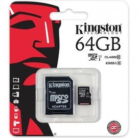 Carte Mémoire Kingston 64 GO Classe 10 + Adaptateur Pour Acer Switch Alpha  12