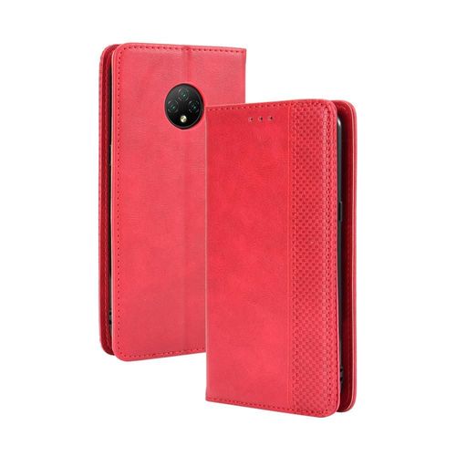 Étui Pour Doogee X95 Fermeture Magnétique Cuir Pu Portefeuille - Rouge
