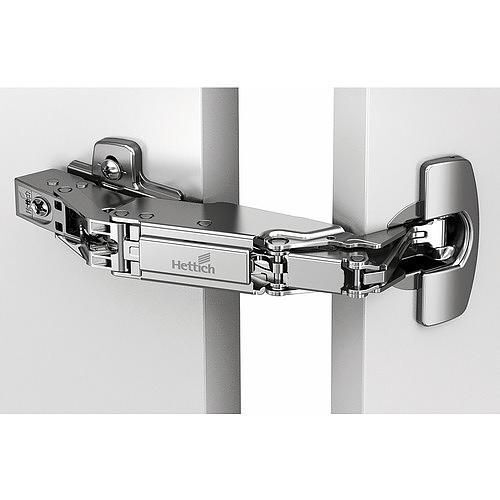 Charnières invisibles à visser 165°Sensys 8657i-entraxe 52mm-c0mm HETTICH